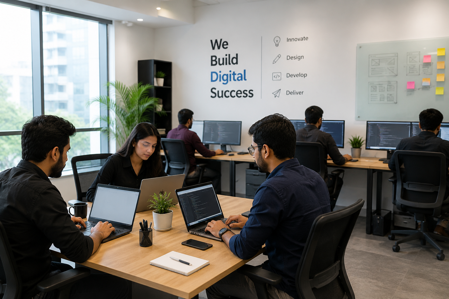 Rainbow Web digital agency office